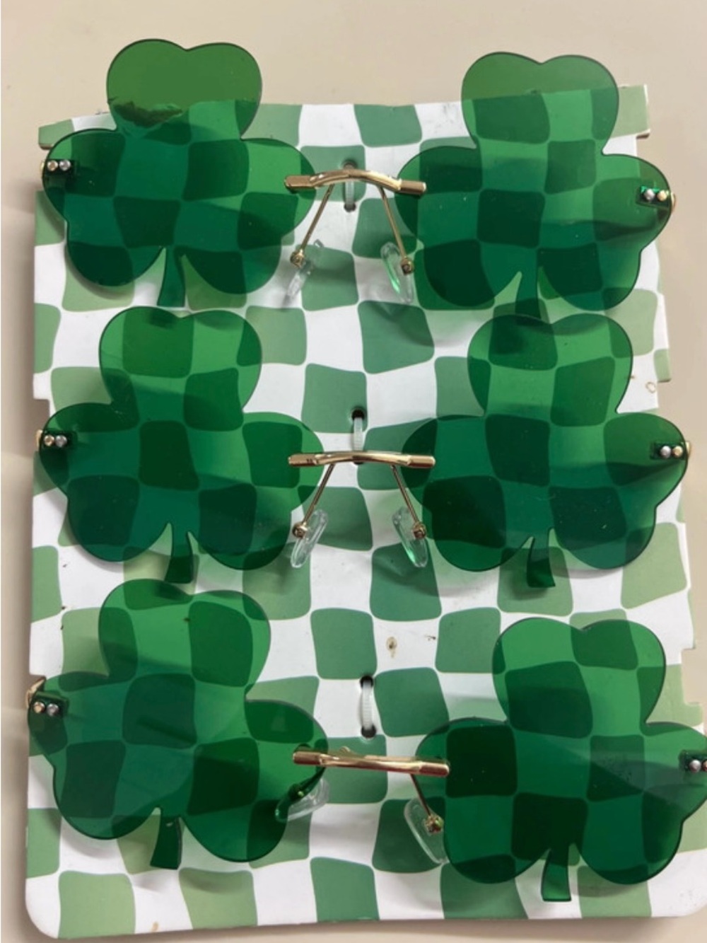 Marshall Green Shamrock Party Sunglasses - Pack of 3